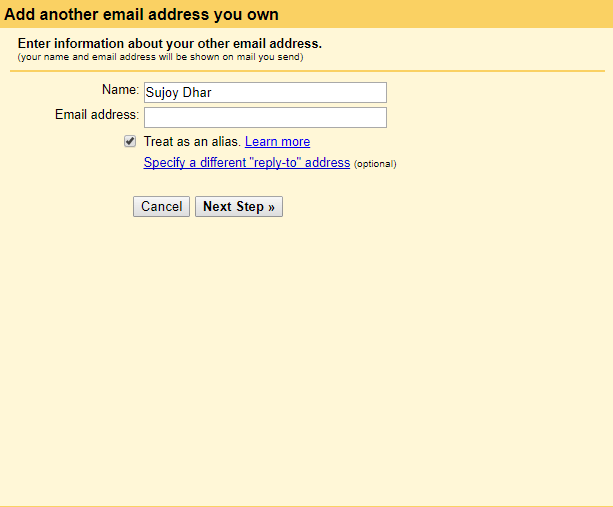 Add your Cpanel Mail in Gmail